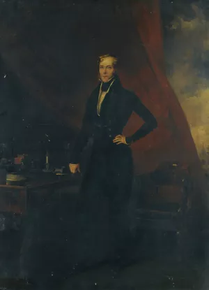 Portrait Of George William Frederick Villiers, 4th Earl Of Clarendon by Federico De Madrazo Y Kuntz Oil Painting
