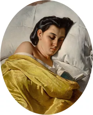 La coucher Oil painting by Federico Maldarelli