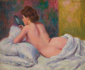 Le matin by Federico Zandomeneghi Oil Painting