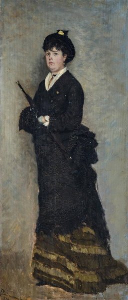 Portrait of a Lady by Federico Zandomeneghi Oil Painting