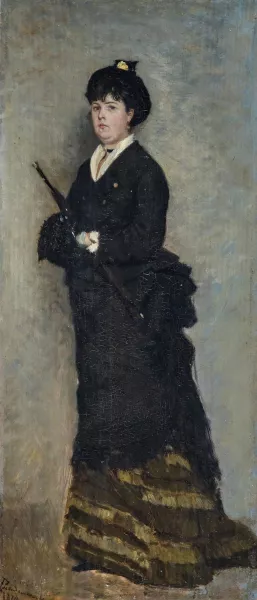Portrait of a Lady by Federico Zandomeneghi Oil Painting