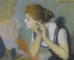 The pearl by Federico Zandomeneghi Oil Painting