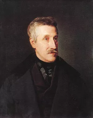 Portrait of Gyoergy Gaal Oil painting by Ferdinand Georg Waldmueller