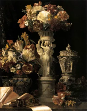 The Birthday Table painting by Ferdinand Georg Waldmueller