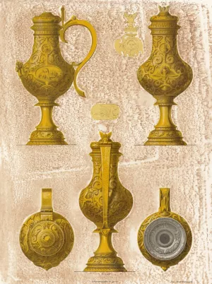 Kruzhka tsaria Mikhaila Feodorovicha by Fedor Grigoryevich Solntsev Oil Painting