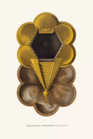 Podrobnosti serebrianoi ladannitsy, v nast. velich by Fedor Grigoryevich Solntsev Oil Painting