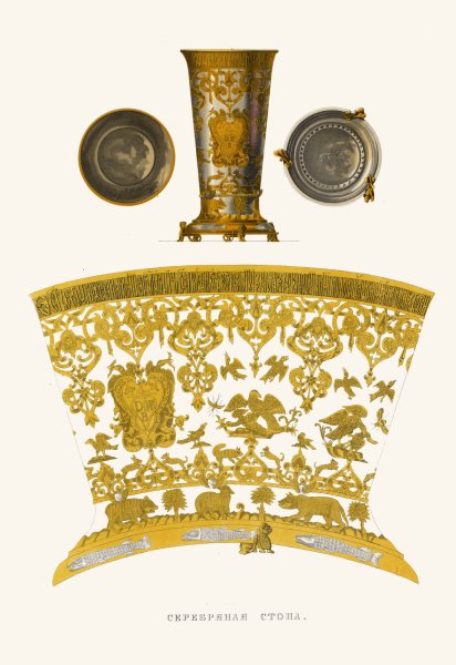 Serebrianaia stopa  by Fedor Grigoryevich Solntsev - Hand-Painted Oil Painting Reproduction