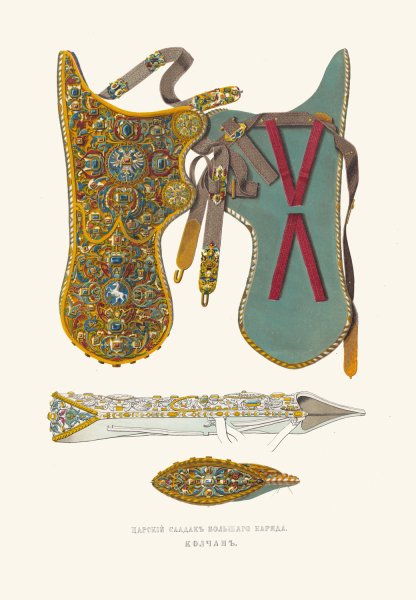 Tsarskii saadak bol'shago nariada  by Fedor Grigoryevich Solntsev - Hand-Painted Oil Painting Reproduction