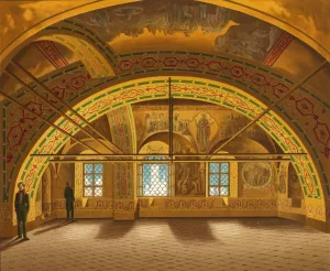Zolotaia men'shaia, ili tsaritsyna, palata by Fedor Grigoryevich Solntsev Oil Painting