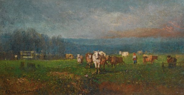 Main Product Photo of Rural Landscape  Painting by Fedor Ivanovich Yasnovsky