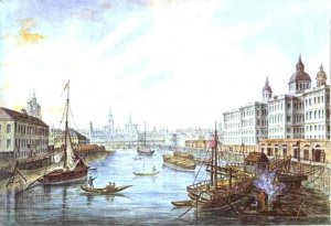 The Foundling Hospital in Moscow by Fedor Yakovlevich Alekseev Oil Painting