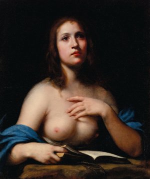 The Penitent Magdalene by Felice Ficherelli Oil Painting