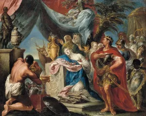 The Sacrifice of Iphigenia by Felice Torelli Oil Painting