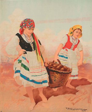Kainit stebnicki. Najtanszy nawoz pomocniczy by Feliks Michal Wygrzywalski Oil Painting