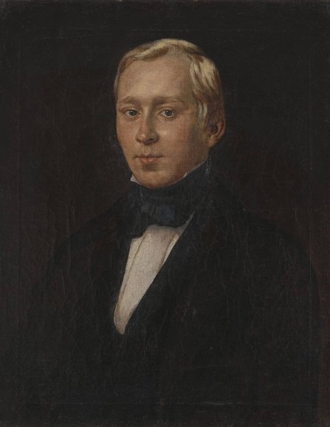 Portrait of Jan Pabudzinski  by Feliks Peczarski - Hand-Painted Oil Painting Reproduction