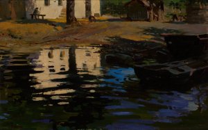 Reflection by Feliks Wygrzywalski Oil Painting