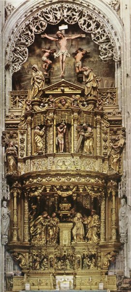 Main Altar Oil painting by Felipe Bigarny