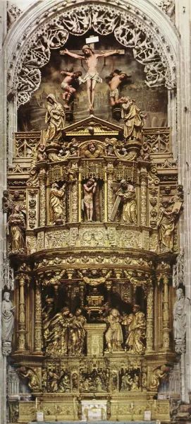 Main Altar by Felipe Bigarny - Oil Painting Reproduction