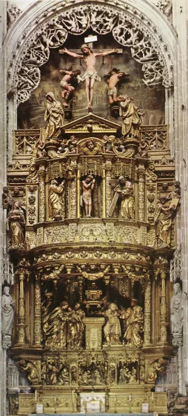 Main Altar painting by Felipe Bigarny