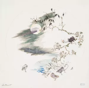 La nuit Oil painting by Felix Bracquemond