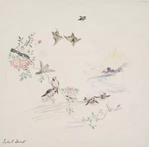 Soleil levant by Felix Bracquemond Oil Painting