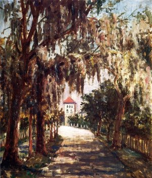 King Street Looking East Oil painting by Felix De Crano