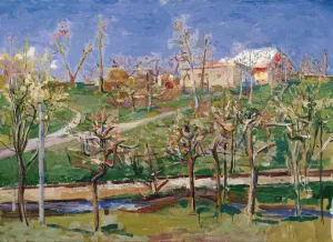 Landschaft bei Lind-Sternberg Oil painting by Felix Esterl