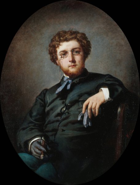 Main Product Photo of Georges Bizet  Painting by Felix-Henri Giacomotti