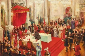 Kronungsbankett by Felix Schwormstadt Oil Painting