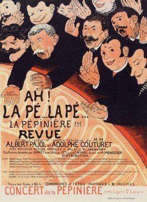 Ah! La Pe.. La Pe.. La Pepiniere by Felix Vallotton Oil Painting