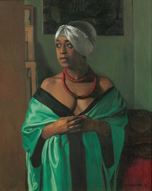 Aicha by Felix Vallotton Oil Painting