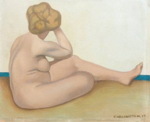 Baigneuse Assise Sur Le Sable by Felix Vallotton Oil Painting