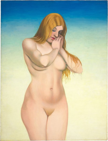 Main Product Photo of Blonde Nude  Painting by Felix Vallotton