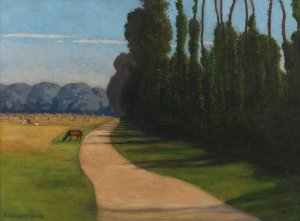 Chemin de la Croix-Rouge by Felix Vallotton Oil Painting