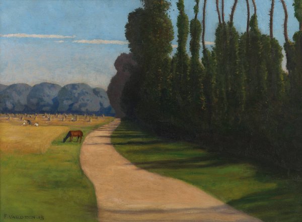 Chemin de la Croix-Rouge  by Felix Vallotton - Hand-Painted Oil Painting Reproduction