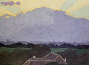 Cloud at Romanel painting by Felix Vallotton