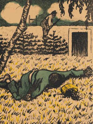 Crimes And Punishments Vii, 764, You'll Find That's Rather A Hard One! by Felix Vallotton Oil Painting