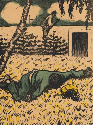 Crimes And Punishments Vii, 764, You'll Find That's Rather A Hard One! by Felix Vallotton Oil Painting