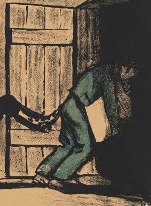Crimes And Punishments Xvii, 774, You Can Bawl by Felix Vallotton Oil Painting