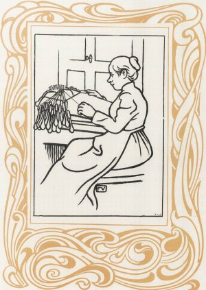 La Dentelle by Felix Vallotton Oil Painting