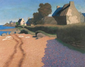 Landscape At Loguivy by Felix Vallotton Oil Painting