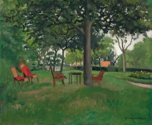 Les Fauteuils, Varengeville Oil painting by Felix Vallotton