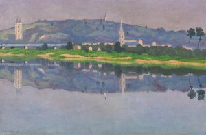 Oudon-Sur-Loire by Felix Vallotton Oil Painting