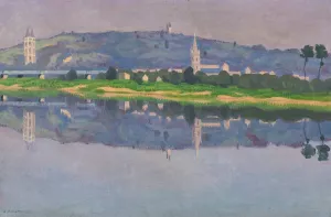 Oudon-Sur-Loire Oil painting by Felix Vallotton
