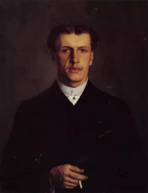 Paul Vallotton, the Artist's Brother painting by Felix Vallotton