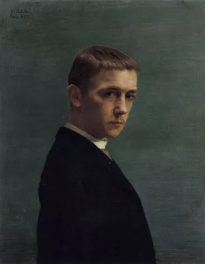 Self Portrait at 20 Oil painting by Felix Vallotton