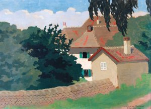 Souvenir From Romanel by Felix Vallotton Oil Painting
