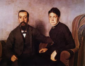 The Artist's Parents by Felix Vallotton Oil Painting