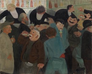 The Bistro by Felix Vallotton Oil Painting