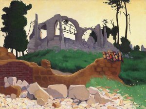 The Church of Souain by Felix Vallotton Oil Painting